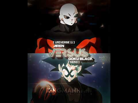 Jiren Vs Xeno Goku Black #dbz #dbs #dragonball #goku #gokublack #anime #animeseries #manga