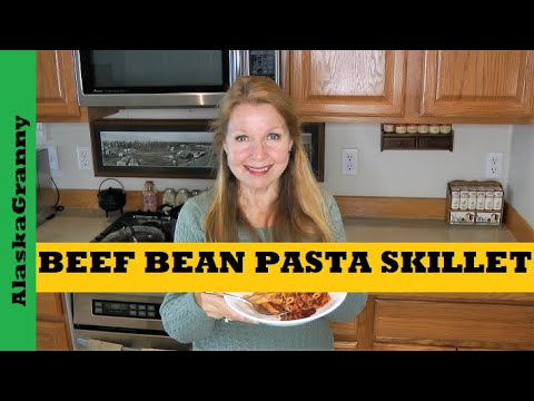 Beefy Bean Pasta Skillet Pantry Meal ..Shelf Meal In A Bag Food Storage Hereford Beef