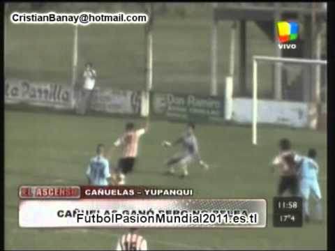 Cañuelas 2 Yupanqui 0 Primera D 2010-11 Los goles