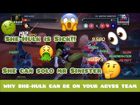 She Hulk DROPS Abyss Sinister EASY!!!!