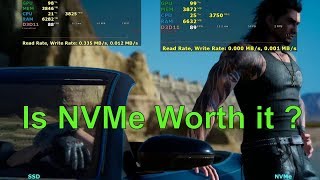 NVMe (m.2) vs SSD | Game loading/FPS Test & Other Benchmarks