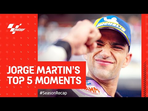 Jorge Martin's Top 5 Moments 🥈 | 2023 #MotoGP Runner-up