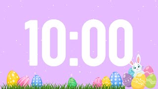 Easter 10 Minute Timer | Classroom Timer | Bunny Timer | Spring Countdown | Easter Egg Countdown