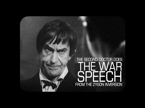 Second Doctor does the War Speech (From The Zygon Inversion)
