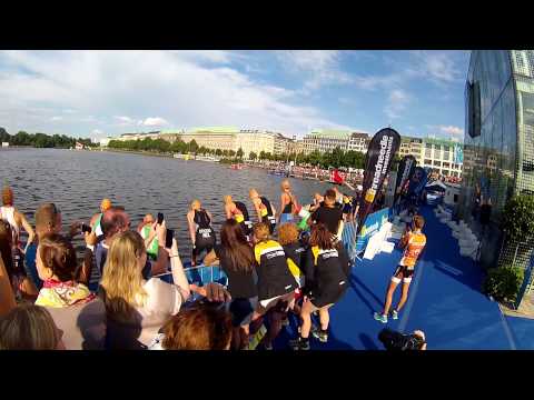 World Triathlon Series Hamburg 2014 Water Start