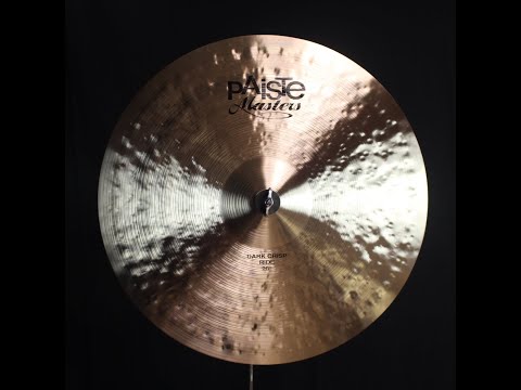 Paiste 20" Masters Dark Crisp Ride - 2390g (video demo) image 2
