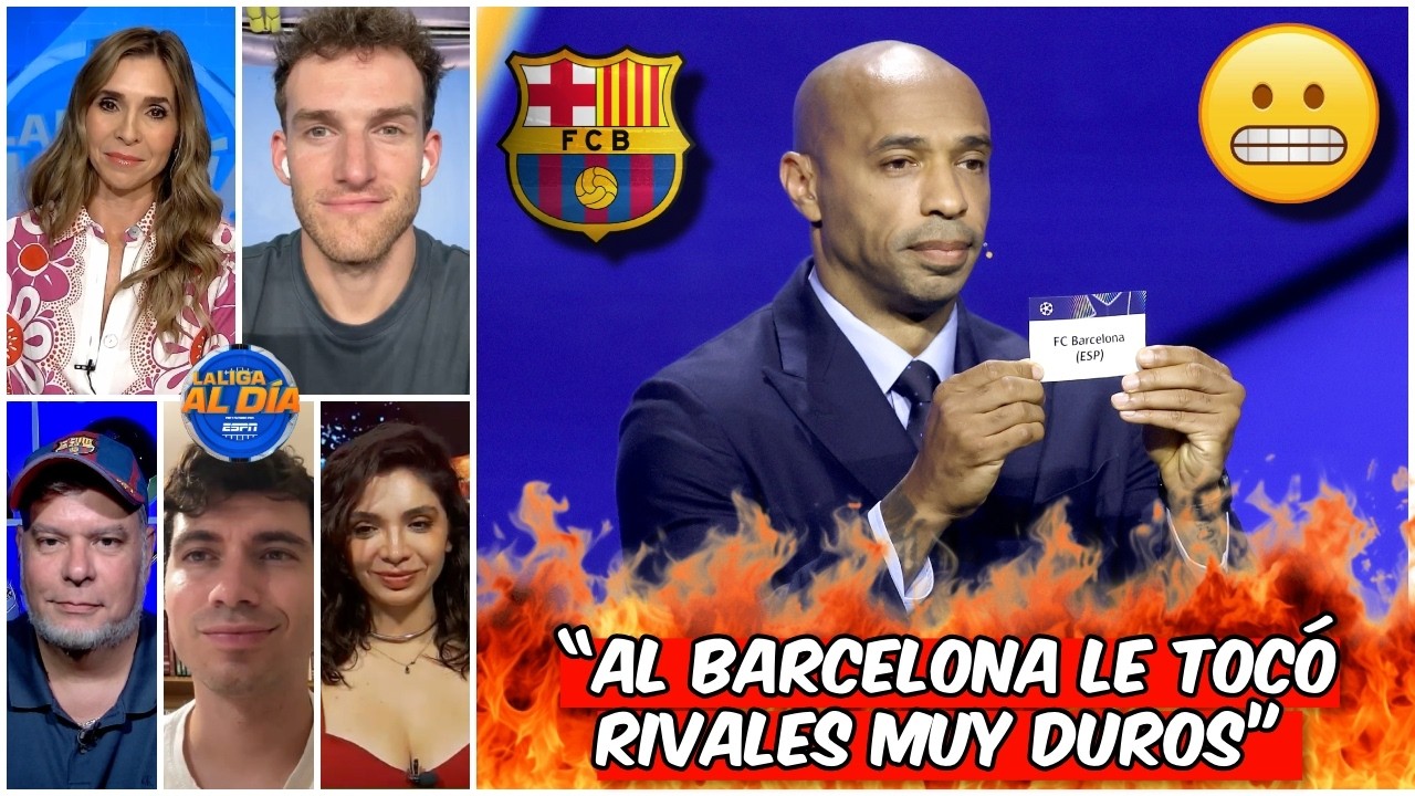 BARCELONA tiene el GRUPO MÁS COMPLICADO de la FASE de GRUPO de la CHAMPIONS | La Liga Al Día