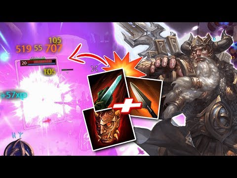 Smite: INSANE FULL DAMAGE ODIN MID BUILD!