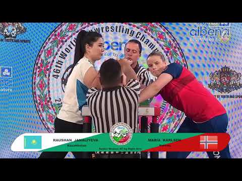 Janaliyeva Raushan vs Karlsen Maria | Up to 80 kg | XLVI WORLD ARMWRESTLING CHAMPIONSHIP | 2025