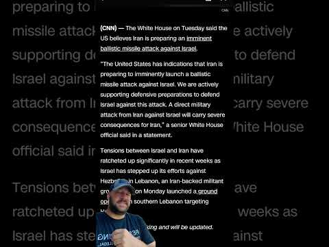 BREAKING: CNN- “Iran preparing IMMINENT Ballistic Missile Attack Against Israel”  #shortsfeed #short Thumbnail