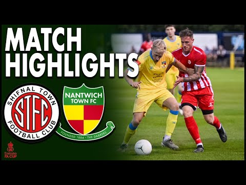 Shifnal Town 1-2 Nantwich Town - FA Cup 1QR Replay - 6/9/23