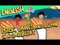 Peter, James and John in a sailboat - 3LittleWords