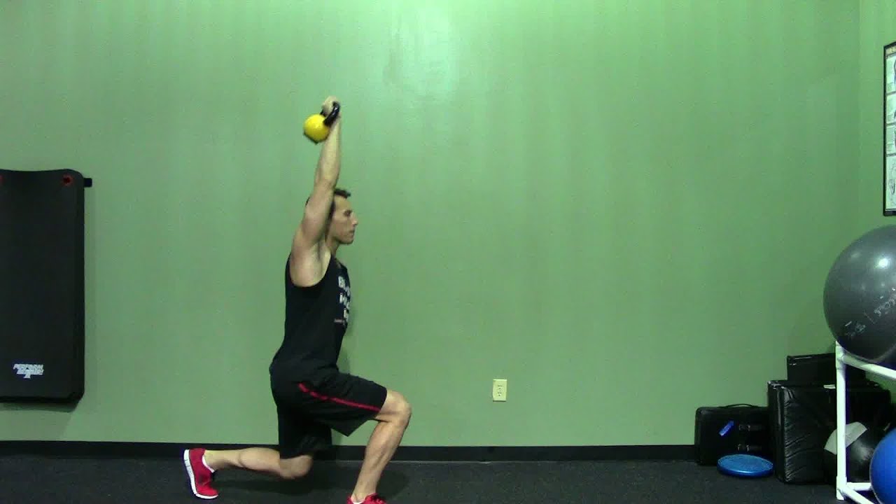 Kettlebell Step-Through Press