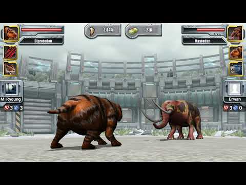 Jurassic park builder glacier tournament #4, Smilodon!