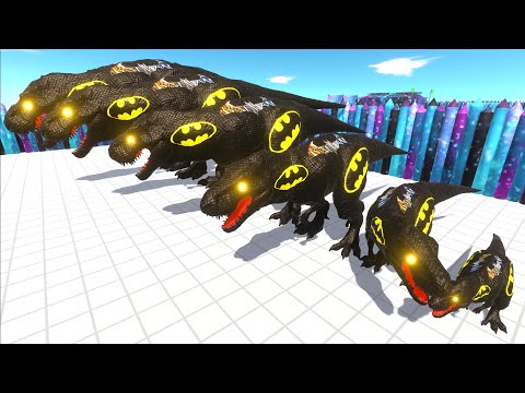 EVOLUTION OF BATMAN T-REX DEATH RUN - Animal Revolt Battle Simulator