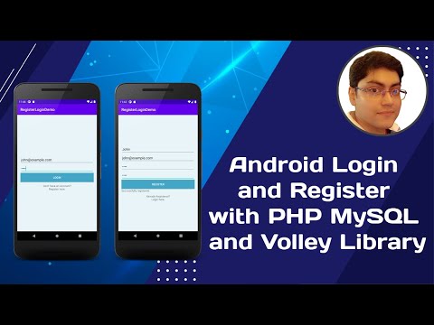 Android Login and Register with PHP MySQL and Volley Library