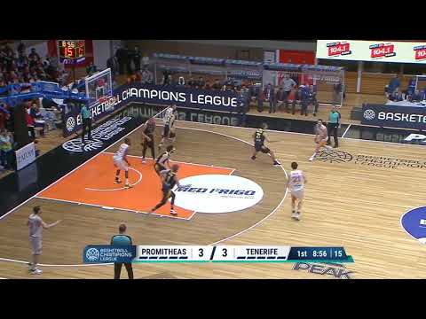 Tony Meier highlights in Promitheas vs Tenerife BCL game