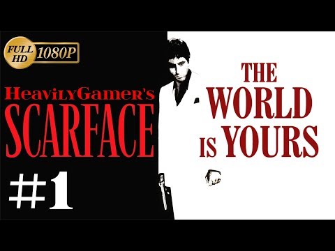 Scarface The World Is Yours Gameplay Walkthrough (PC) Part 1: Mansion Shootout/I Lost Everything!