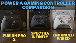 PowerA Fusion Pro 2 vs. Spectra Infinity vs. Enhanced Wired Xbox One Controller Comparison Review