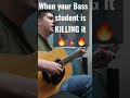 Session Jam on Columbus Stockade Blues. Bass student is awesome! #guitarlesson #shorts