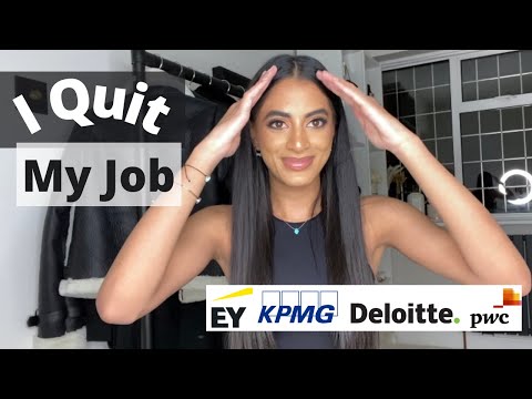 I QUIT MY BIG 4 JOB | Why I left my Audit Grad Scheme | PWC KPMG EY DELOITTE |