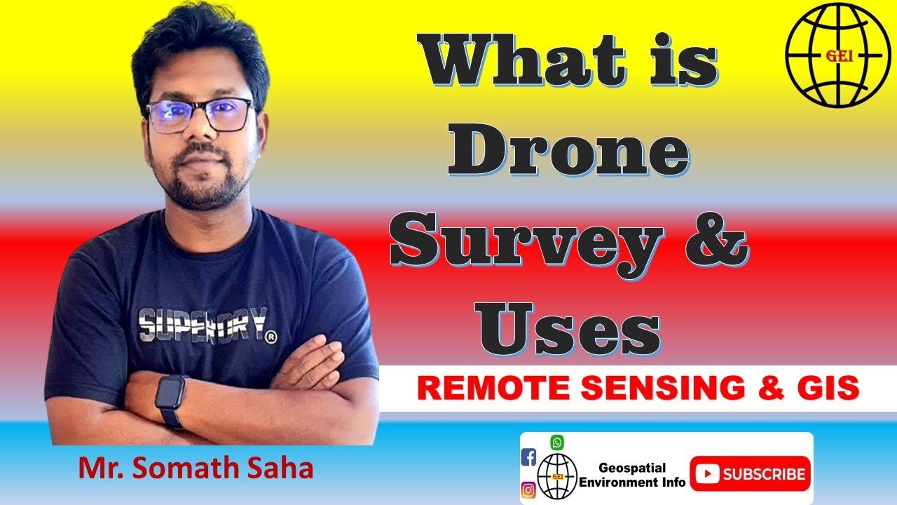 Drone Survey II What is Drone II REMTOE SENSING & GIS II Current affairs II Geography II NTA UGC NET