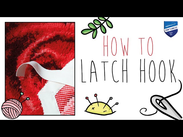 Tutorial: How to latch hook for beginners  Latch hook, Finger knitting  projects, Latch hook rugs