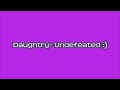 Daughtry- Undefeated (Lyrics) 