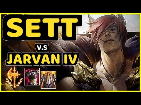 4LAN (SETT) vs JARVAN IV - JUNGLE GAMEPLAY - BR Ranked GRANDMASTER