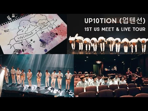 BYUL VLOG || UP10TION (업텐션) 1st US Meet & Live Tour - San Jose