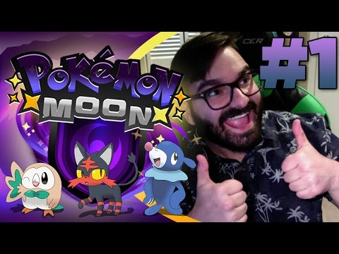 Let's Play Pokemon Moon Episode 1 - "LIVING UP TO THE HYPE!"