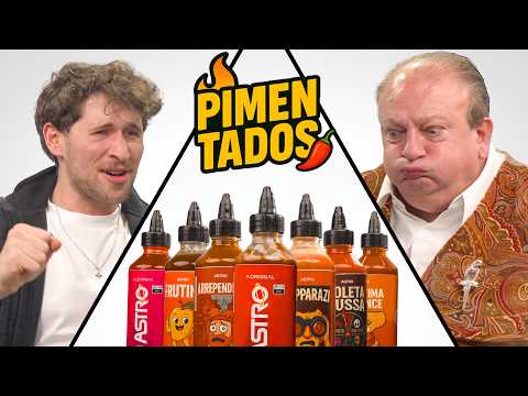 Érick Jacquin provando as PIMENTAS mais ardidas do mundo!