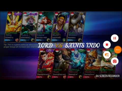 SAINTS INDO Ouraa♡ vs LORD DONKEYy ihihi