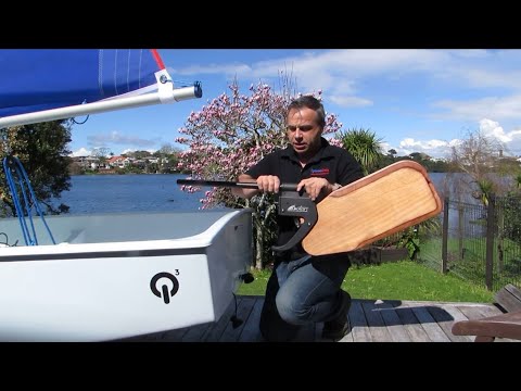 Installing the Dotan Kick-Up Rudder on an Optimist Dinghy