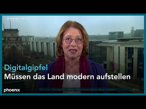 phoenix tagesgespräch mit Tabea Rößner zum Digitalgipfel am 09.12.22