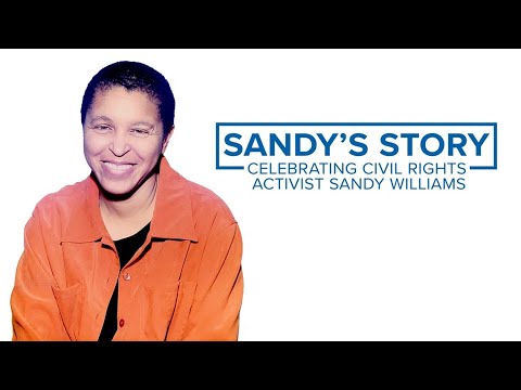 Celebrating Civil Rights Activist Sandy Williams - YouTube