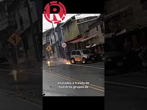 #Atención Fuertes vientos, en Santa Bárbara Antioquia este 8 de Agosto del 2026, varios afectados.
