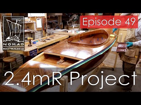 International 2.4mR Sailboat Project - Episode 49 - Steaming the coaming lip - Edited