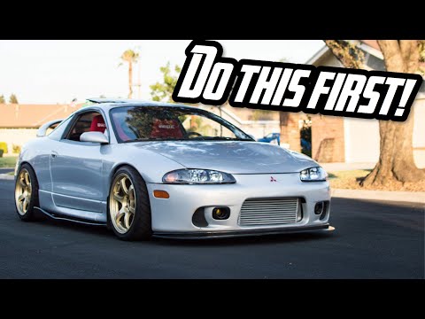 FIRST 5 MODS you should do to your MITSUBISHI ECLIPSE!!