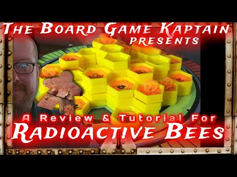 The Board Game Kaptain's review & Tutorial for Radioactive Bees