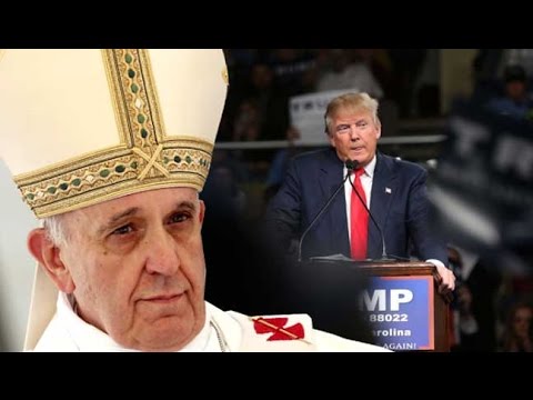 Donald Trump responds to Pope Francis remark Donald Trump not a Christian Video