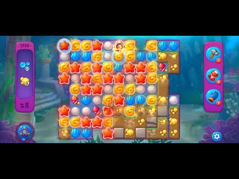 Fishdom Super Hard Level 2136 (with Double Super Lightning) @choraelmin