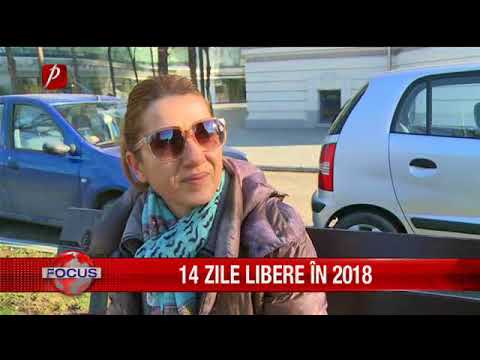 14 zile libere în 2018