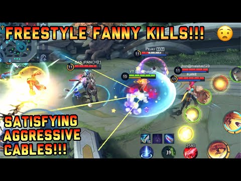 SUPER AGGRESSIVE FANNY HIGHLIGHTS!!! | SATISFYING FANNY CABLES!!! | Ranked Highlights #3 (s2) - MLBB