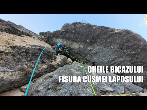 Cheile Bicazului, Fisura Cușmei Lapoșului, 4A, 7, 3LC