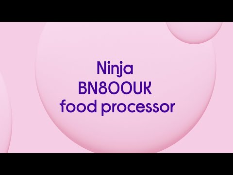 Ninja BN800UK Food Processor - Black & Silver - Product Overview