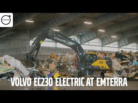 Volvo EC230 Electric excavator pilot with Emterra Group