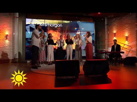 GET UP Soul Choir - Lean on me - Nyhetsmorgon (TV4)