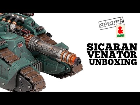 Sicaran Ventaor Unboxing | Warhammer The Horus Heresy Plastic Tank