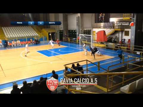 PAVIA C5 vs SESTU Highlights - Serie B 2016/17 - 14^giornata - 07.01.17